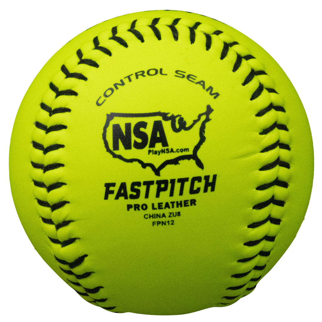 12" Leather Fastpitch Softballs (One Dozen) O428