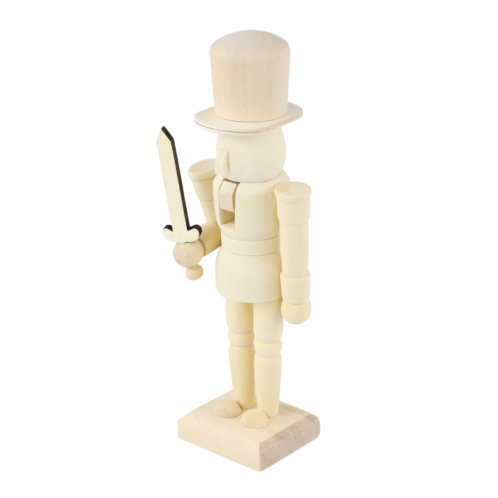 Unfinished Wooden Nutcracker Doll W257350