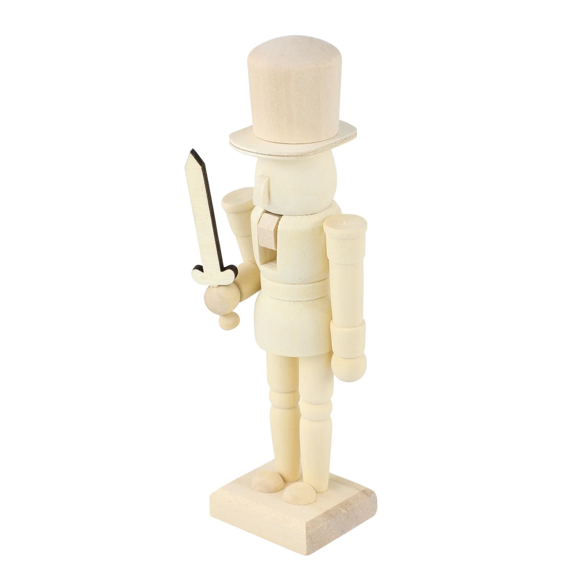 Unfinished Wooden Nutcracker Doll W257350