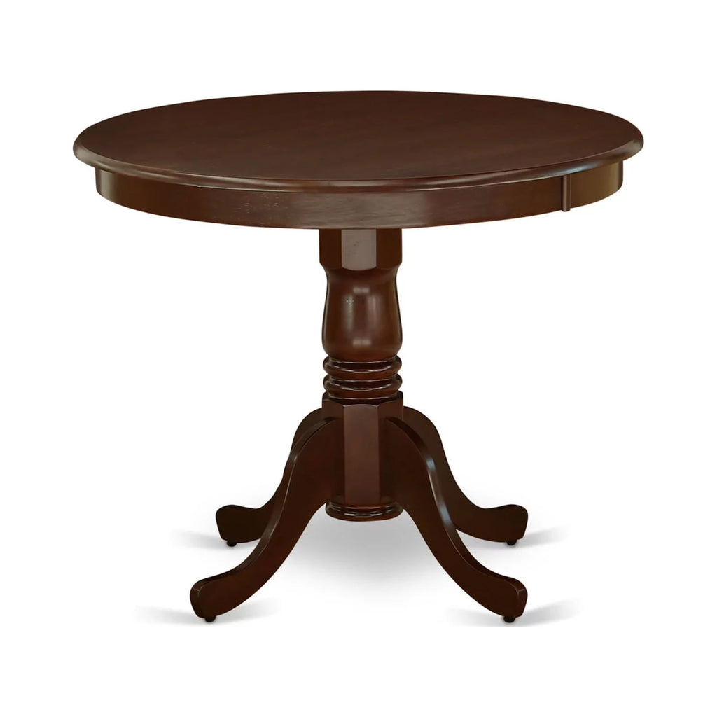 5 Piece Mahogany Wood Dining Table and Chairs Q13514