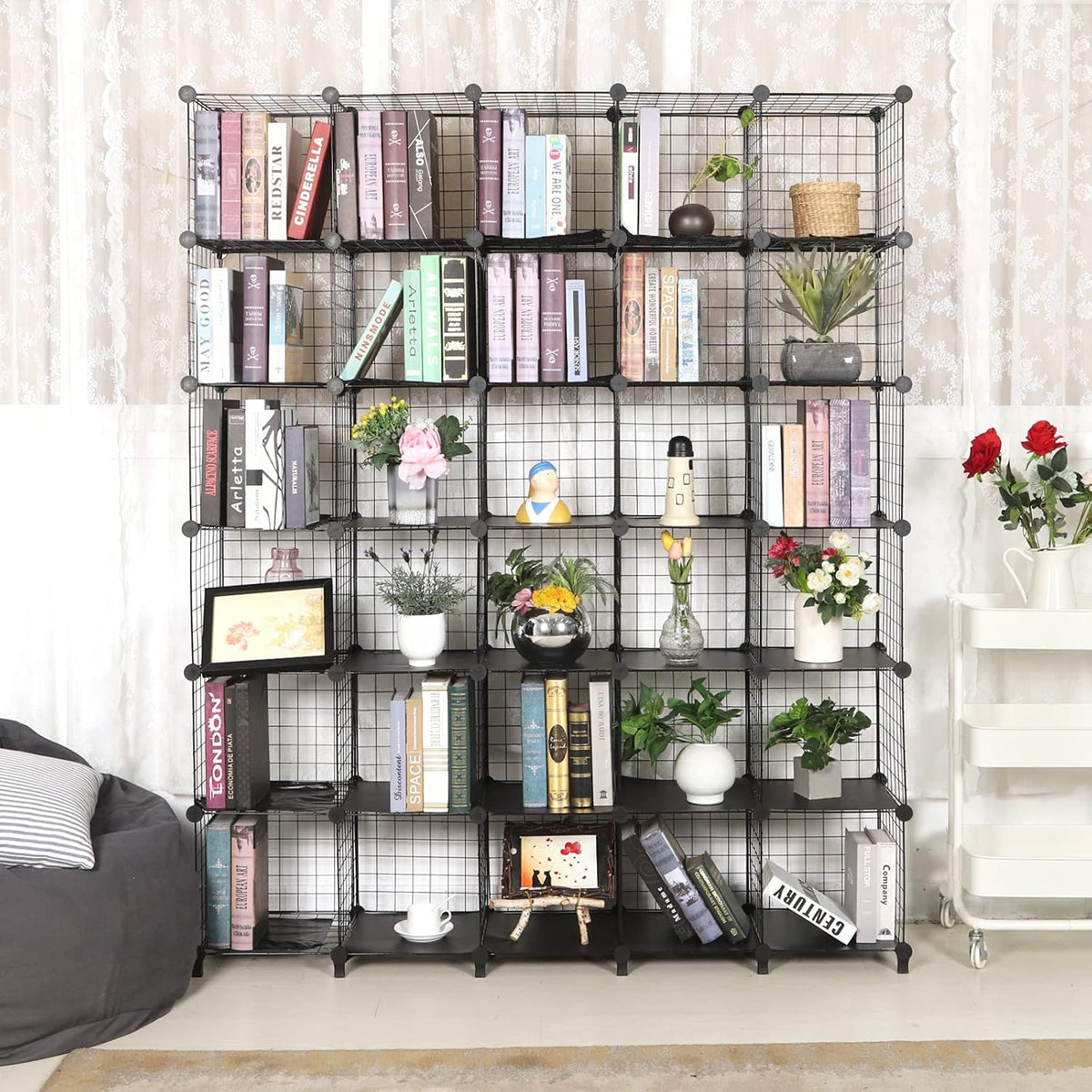 20 Cube Wire Storage Organizer Shelves I1831