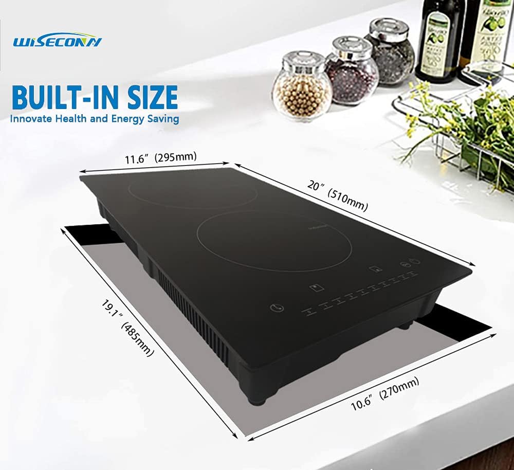2 Burners Induction Cooktop 120V 1200W K7964