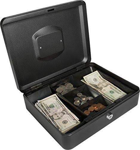 12-Inch Cash Box with Key Lock H2300