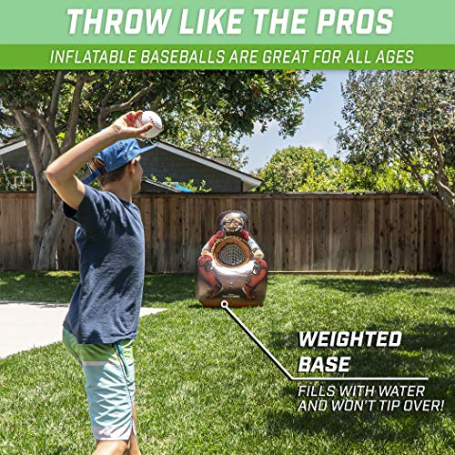 Inflatable Baseball Toss Challenge Pitching Game H5345