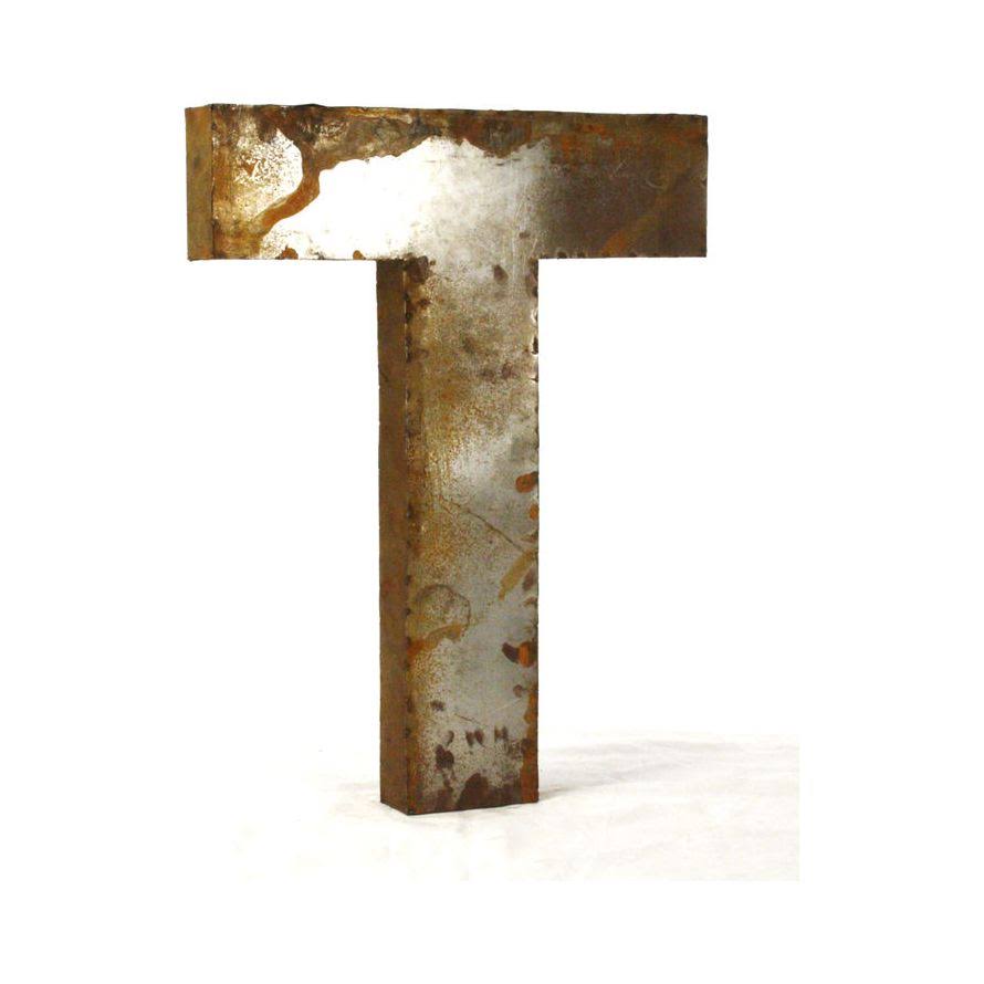 Metal Letter T Q642