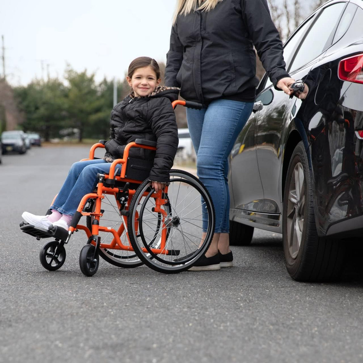 Elevating Swing-Away Leg Rests with Padded Calf Pads A913
