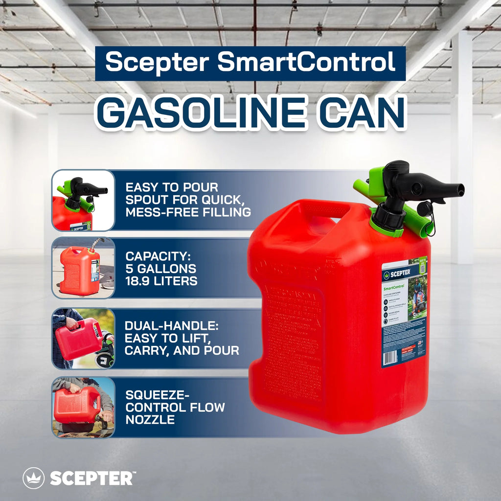 5 Gallon Gasoline Can Jug with Funnel B418