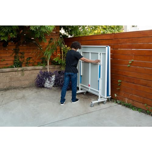 All Weather Aluminum Outdoor Table Tennis Table with Net & Post A2196