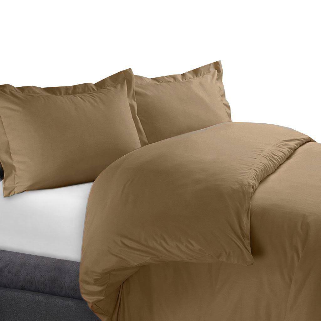 King Taupe Duvet Cover Set K938