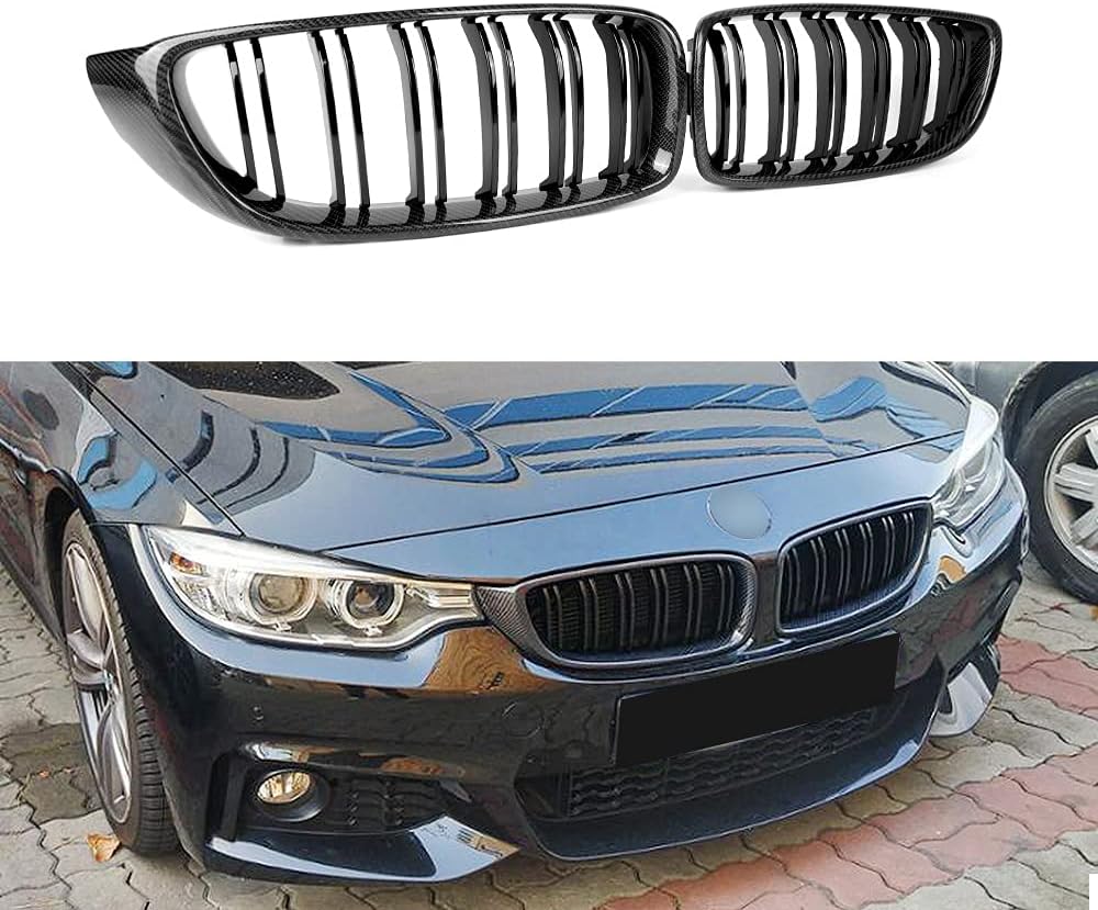 Gloss Black ABS Kidney Grille, 2-pc Set M128331