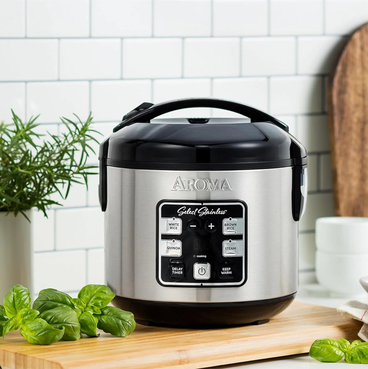 4 Cups Digital Rice Cooker with Stainless Steel Inner Pot G3162