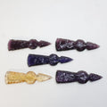 Glass Ornamental Tomahawk Heads E3519