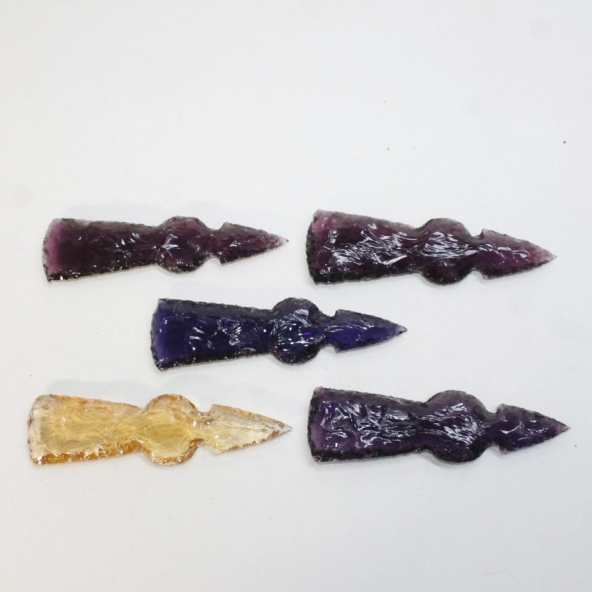 Glass Ornamental Tomahawk Heads E3519