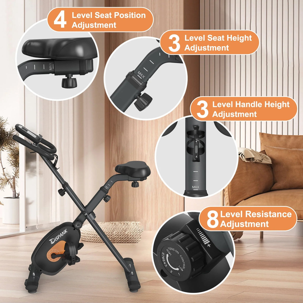Folding Exercise Bike R76106