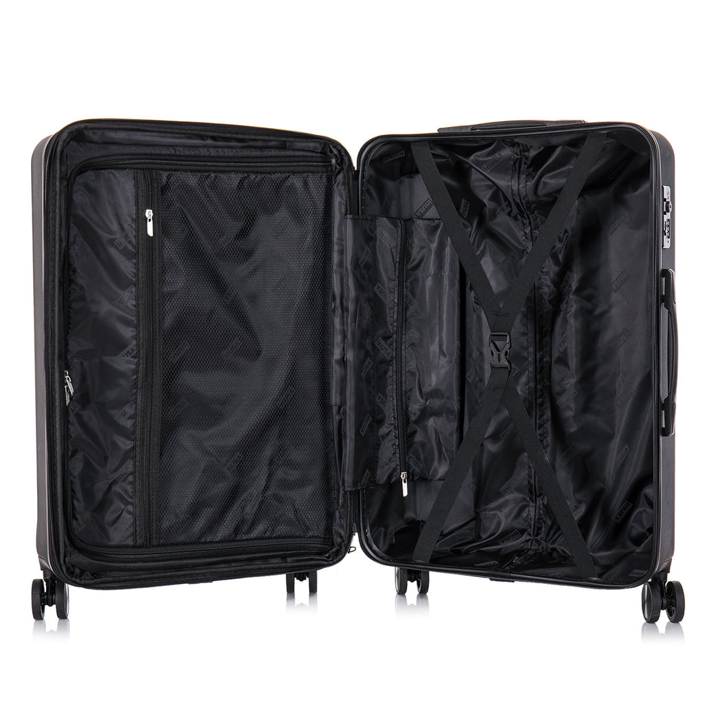 Black 28" Hardside Lightweight Luggage with Spinner Wheels X68550