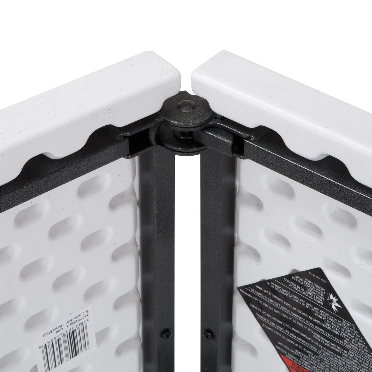 White Fold-in-Half Blow Molded Folding Table W254