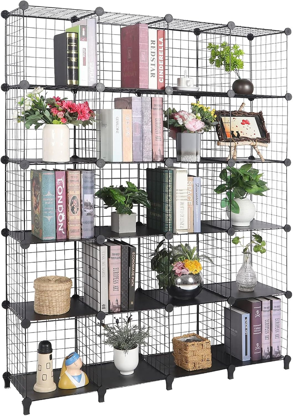 20 Cube Wire Storage Organizer Shelves I1831
