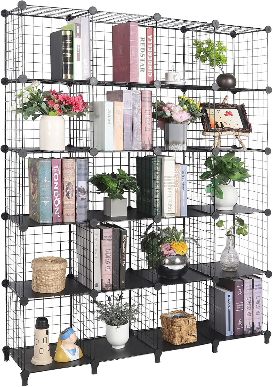 20 Cube Wire Storage Organizer Shelves I1831