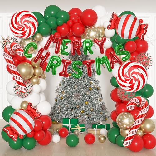 180 Pcs Christmas Balloon Arch Garland Kit D794466