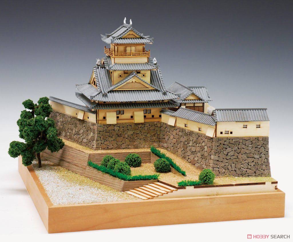 1/150 Kochi Castle Wooden Model Assembly Kit S6594