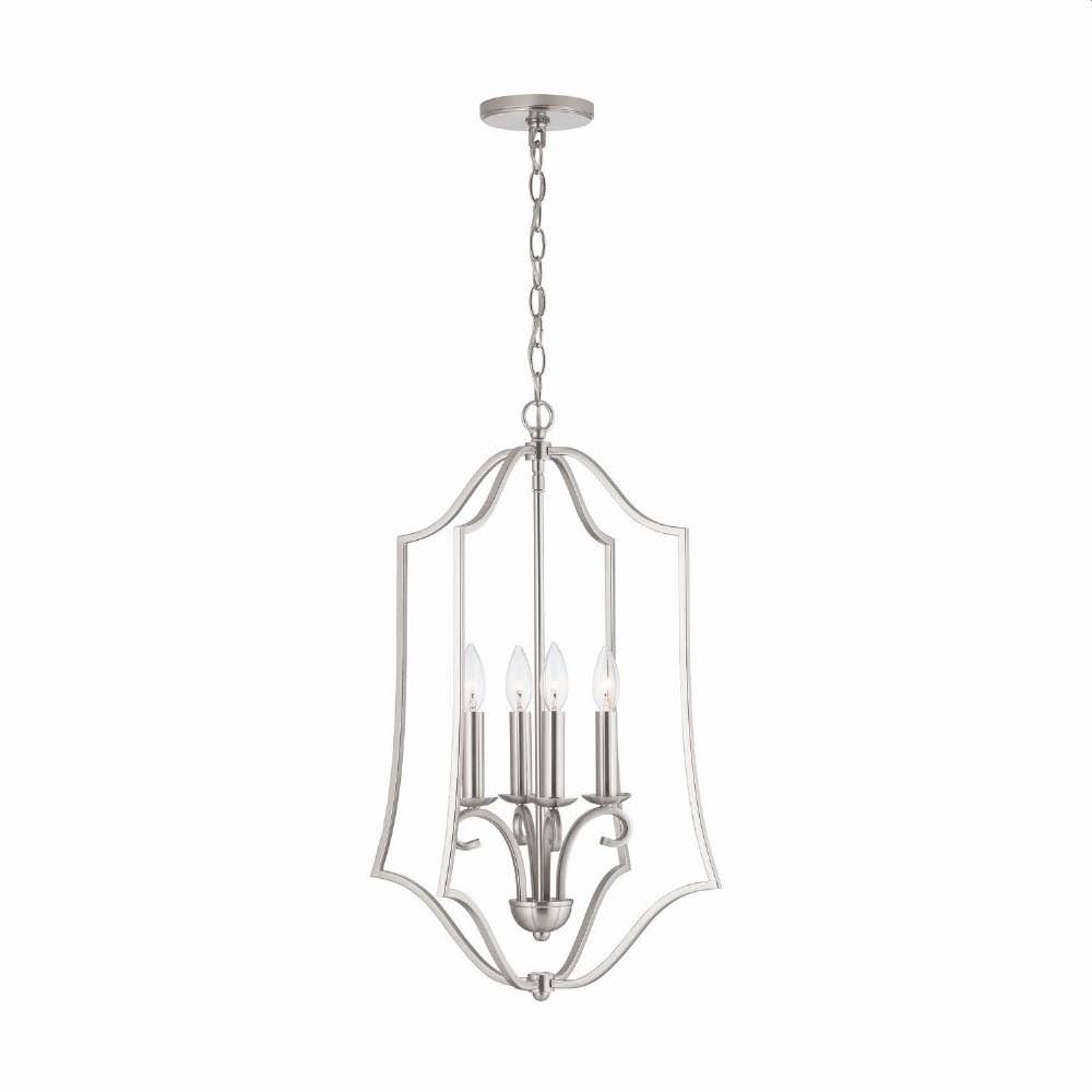 4 Light Matte Black Foyer T349