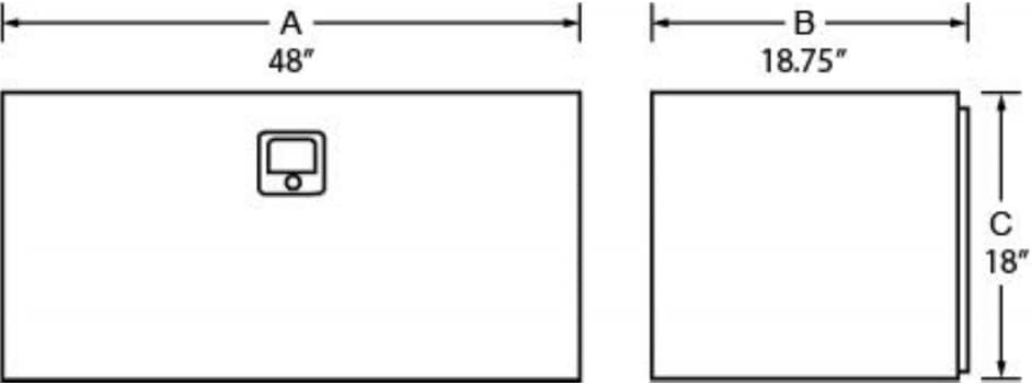 Underbody Box Steel Black Q5665