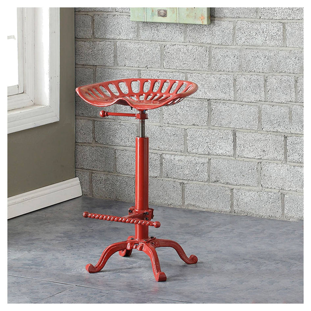 Red Hunter Metal Adjustable Counter Stool U580246