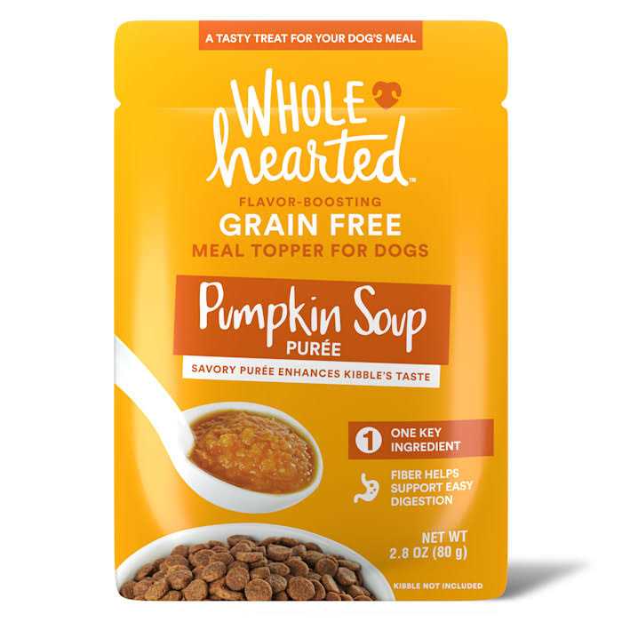 Pumpkin Soup Puree Dog Meal Topper N427