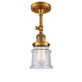 Brass LED Semi Flush Mount Light N596006