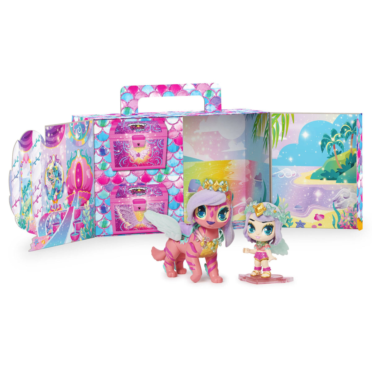 Radiant Roxy Pixie & Tigrette Glider Hatchimal Set E6456