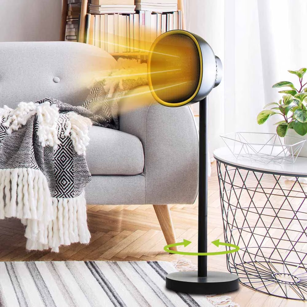 1500W Oscillating Ceramic Space Heater with Remote Control S1754