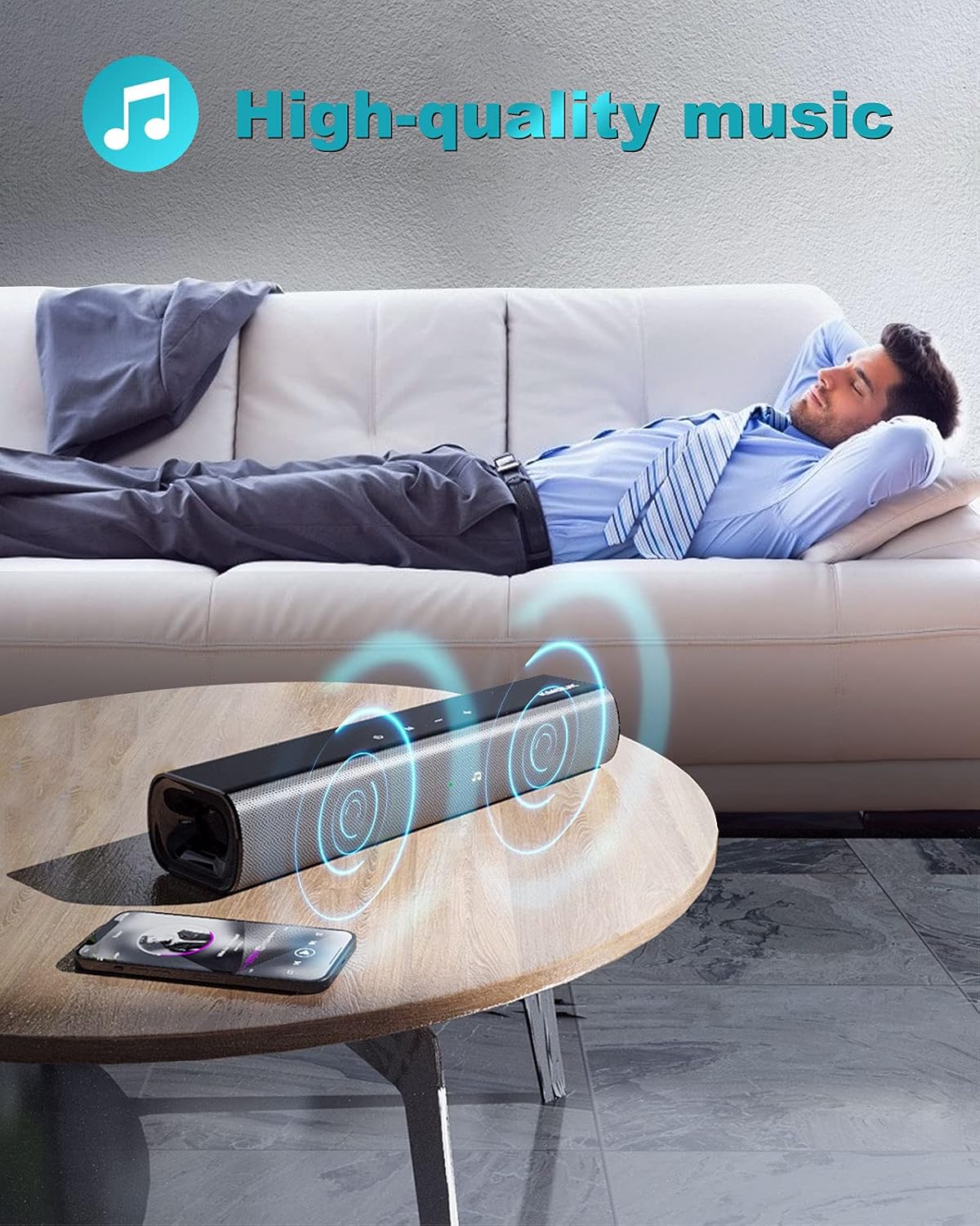 Mini Soundbar, 2.0 Channel, Bluetooth 5.0 W143339