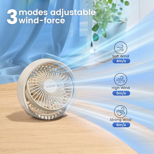 10 inch Portable Rechargeable Desk Fan K30887