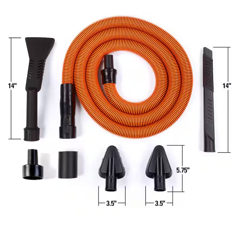 5 Gal. Portable Wet/Dry Shop Vacuum with Car Cleaning Kit C1711