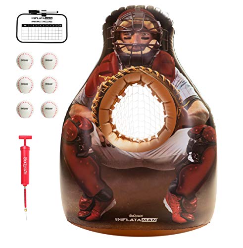 Inflatable Baseball Toss Challenge Pitching Game H5345