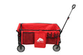 Camping Utility Wagon with Tailgate & Extension Handle, Red T2695