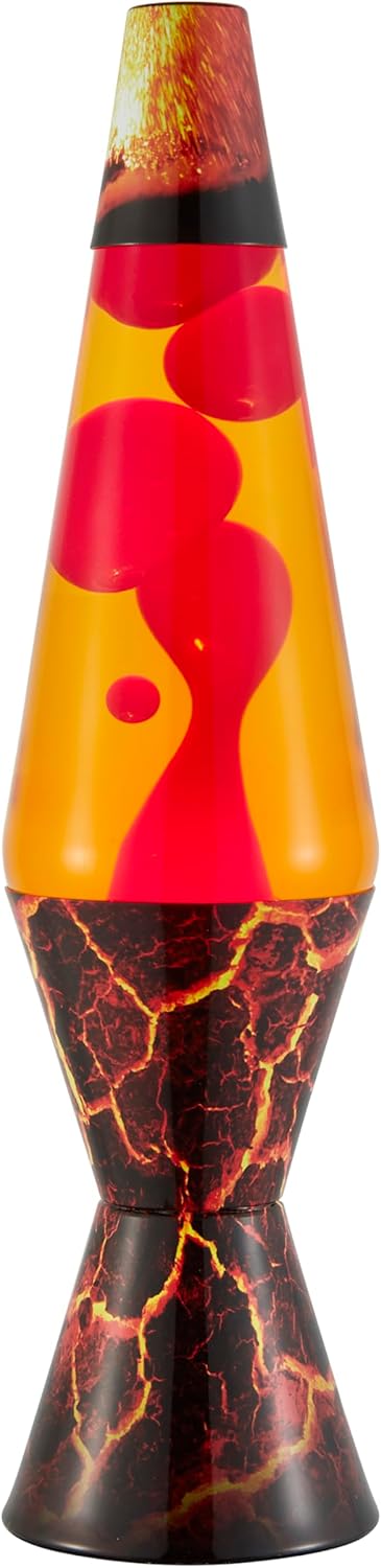 14.5" Red Wax and Orange Liquid Motion Light P589892