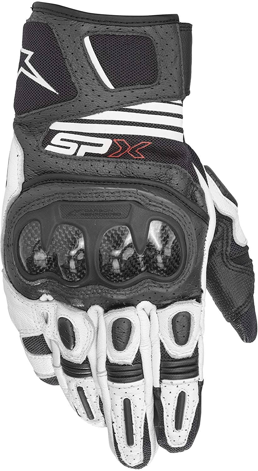 Black White Carbon Gloves S367637