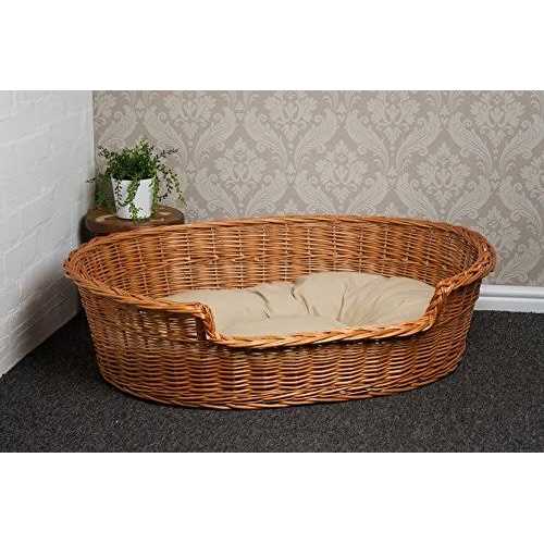 Wicker Dog Bed Basket H8553