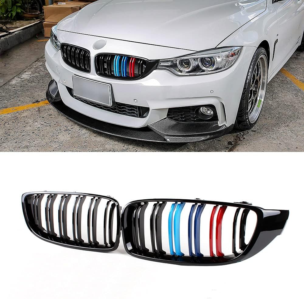 Gloss Black ABS Kidney Grille, 2-pc Set M128331