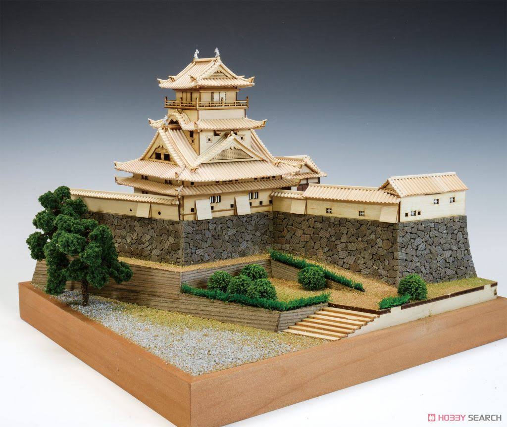 1/150 Kochi Castle Wooden Model Assembly Kit S6594