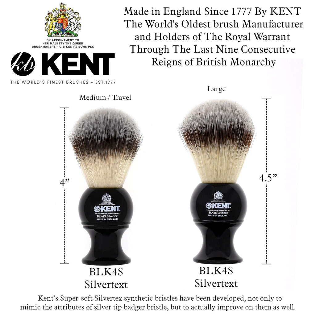 Shaving Brush with Synthetic Bristles and Resin Handle, Pack of 2 D80316