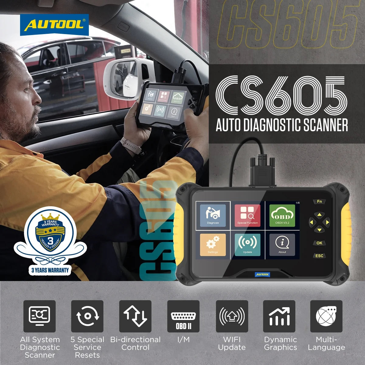 OBD2 Scanner Automotive Diagnostic Tool M141159