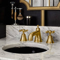 Two Handle Widespread Bathroom Faucet with Cross Handles C72505