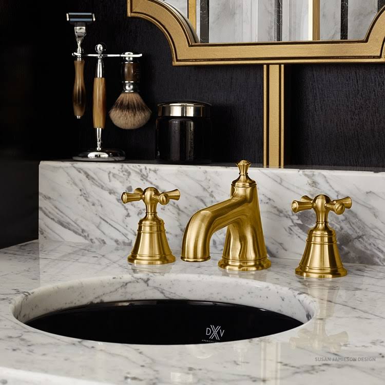 Two Handle Widespread Bathroom Faucet with Cross Handles C72505
