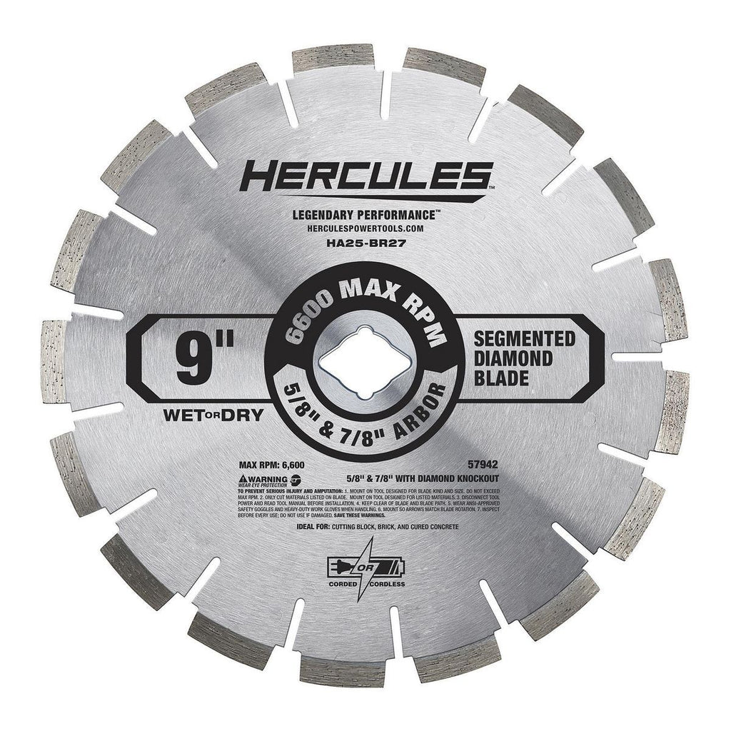 9 in. Segmented Rim Diamond Blade P2538