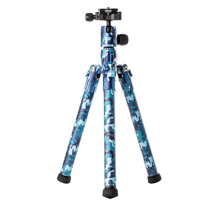 Blue Camo Travel Tripod Kit P3889