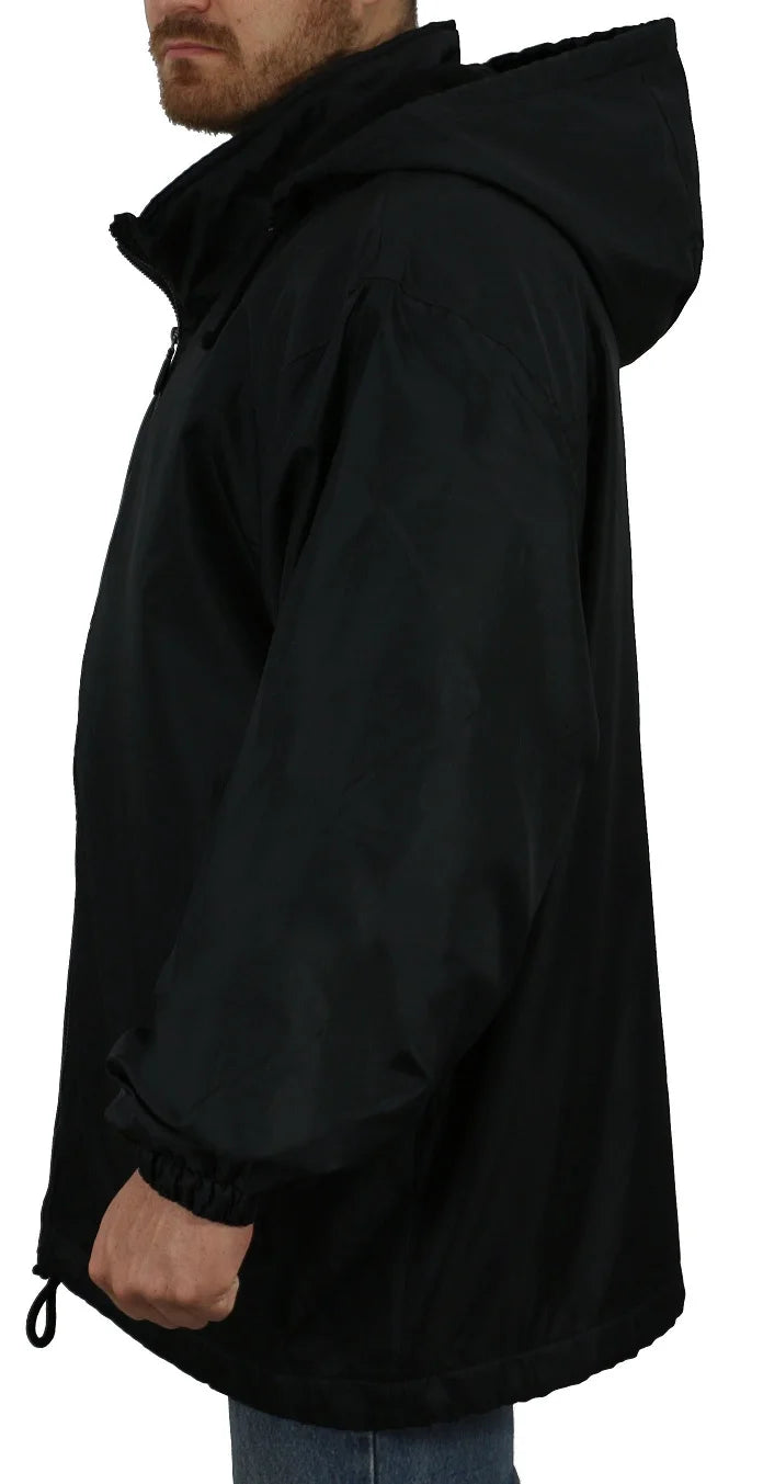 Nylon Hooded Zip Jacket Fleece Lining U437