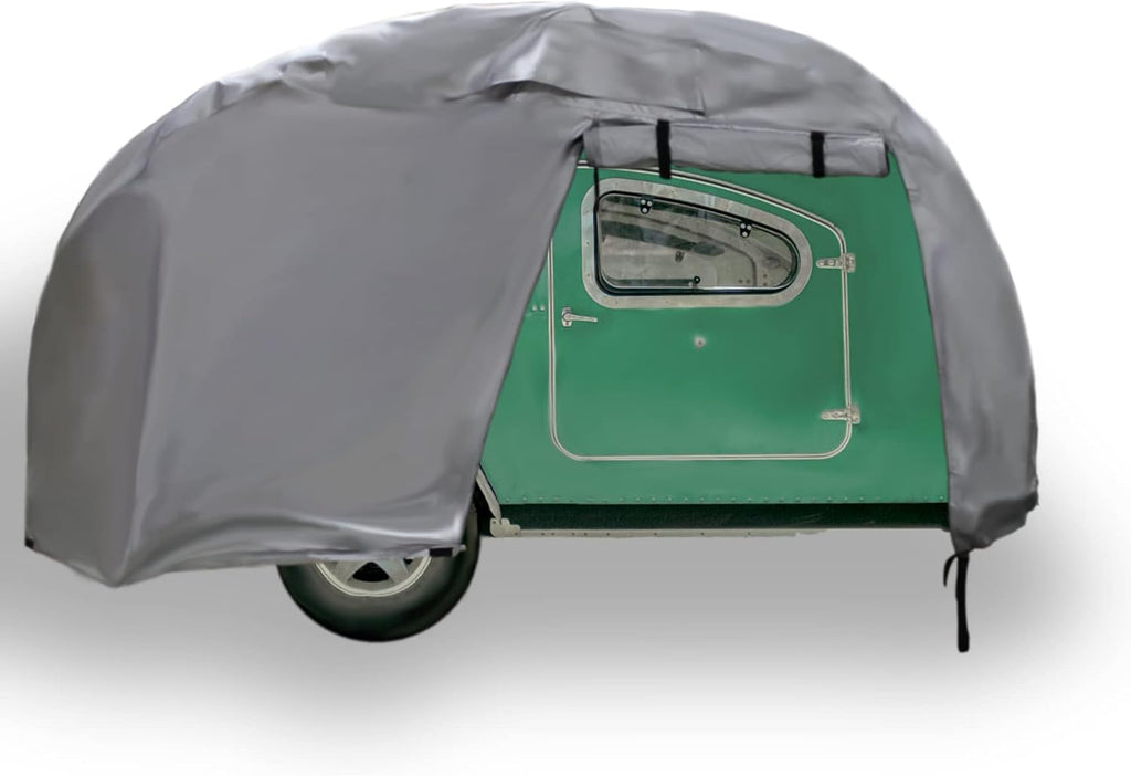 Teardrop Trailer Camper Cover Fits 12'–15'L, 7'W F12924