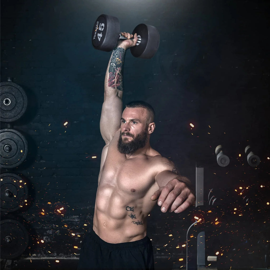 45 lbs Urethane Dumbbell, Single F8852